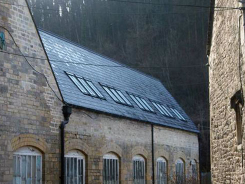 spanish slate roof conservation roof lights and clay ridge